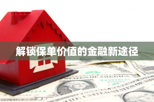 思南解锁保单价值的金融新途径