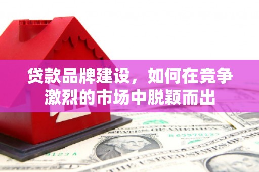 麻城贷款品牌建设，如何在竞争激烈的市场中脱颖而出