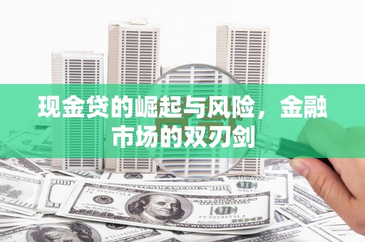 成县现金贷的崛起与风险，金融市场的双刃剑