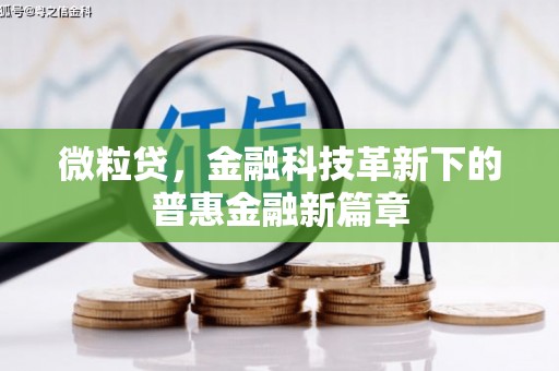 云岩微粒贷，金融科技革新下的普惠金融新篇章
