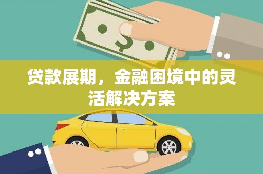 溆浦贷款展期，金融困境中的灵活解决方案