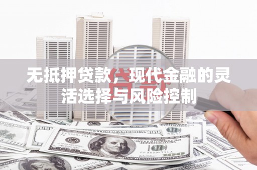 唐山无抵押贷款，现代金融的灵活选择与风险控制