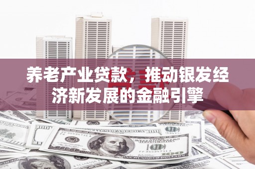 顺城养老产业贷款，推动银发经济新发展的金融引擎