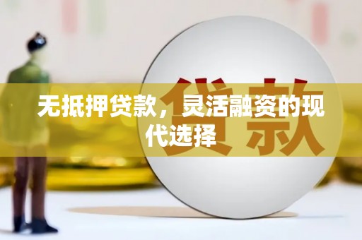 郁南无抵押贷款，灵活融资的现代选择