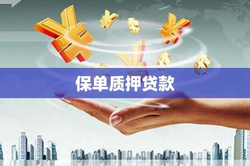 涵江保单质押贷款