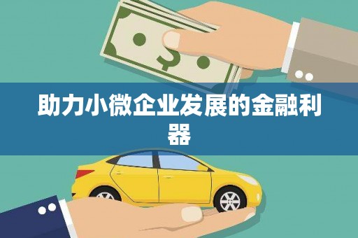 任丘助力小微企业发展的金融利器